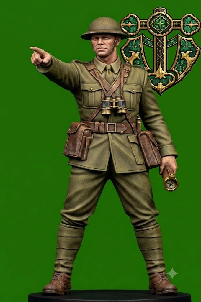 View 2 of WW1 British Combat Sergeant