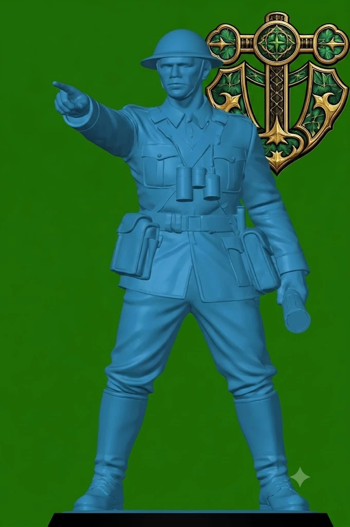 View 3 of WW1 British Combat Sergeant