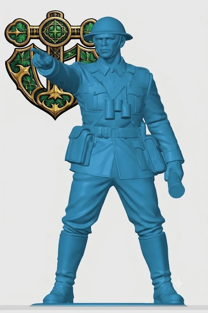 View 4 of WW1 British Combat Sergeant