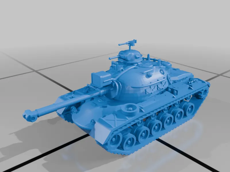 View 3 of M48A3 Patton