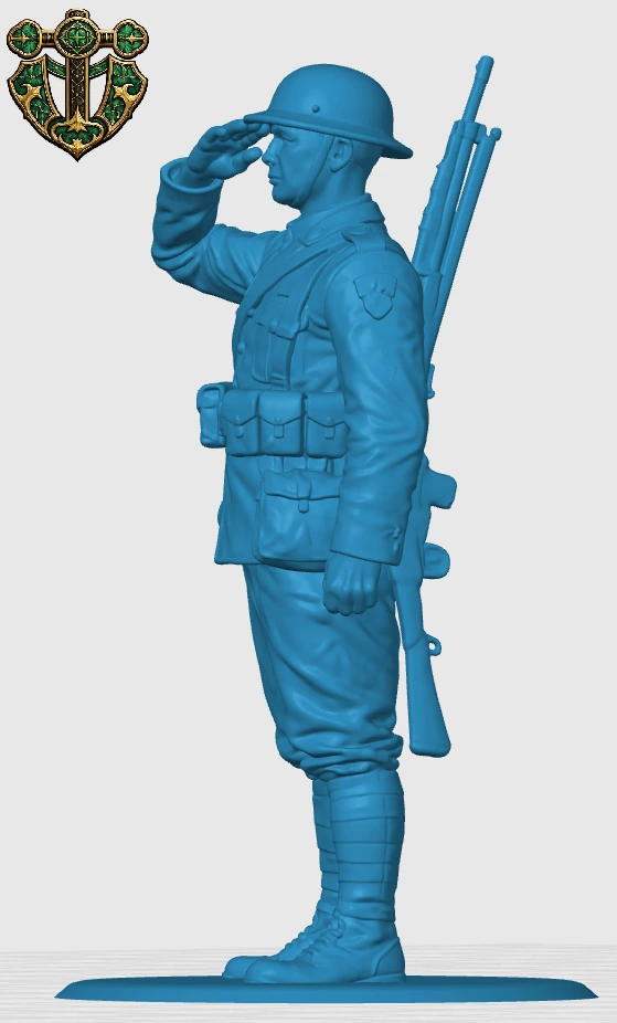 Vista 4 de WW1 British Infantryman Salute