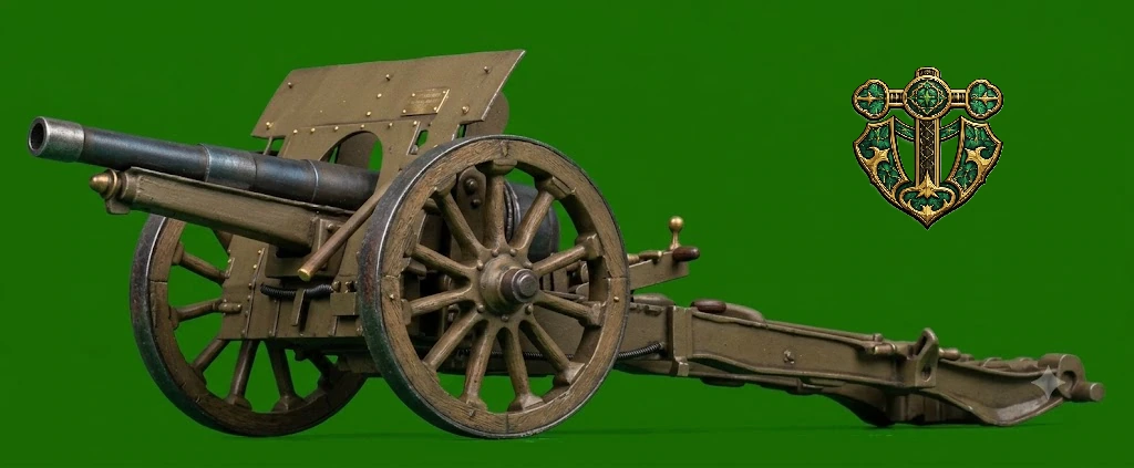 View 2 of WW1 British 18-Pounder Artillery Gun