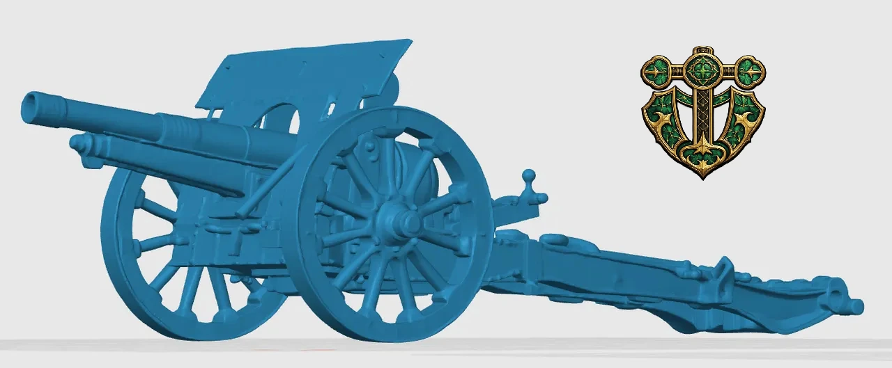 View 4 of WW1 British 18-Pounder Artillery Gun