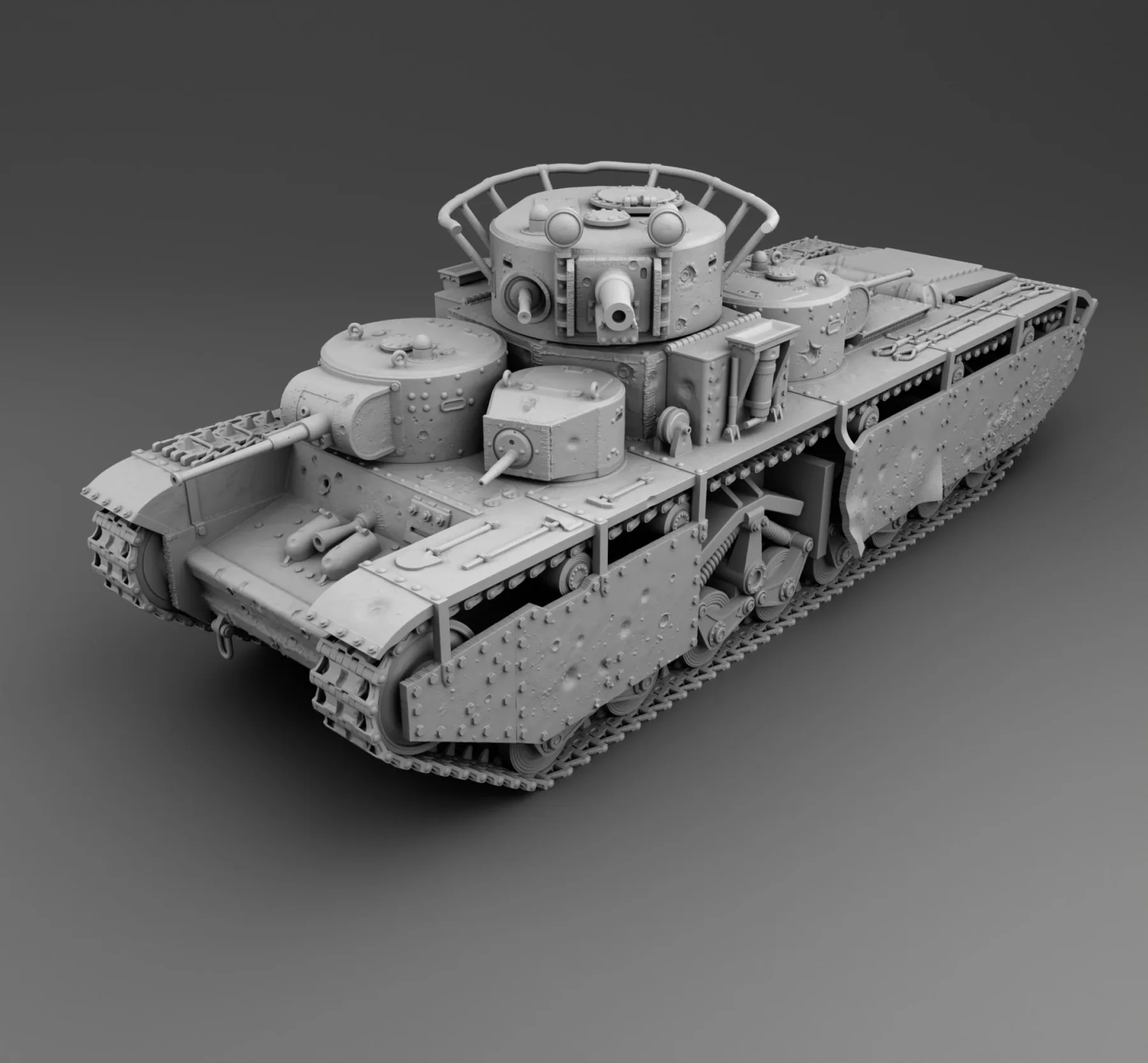 Vista 2 de T-35A (1934) Destroyed