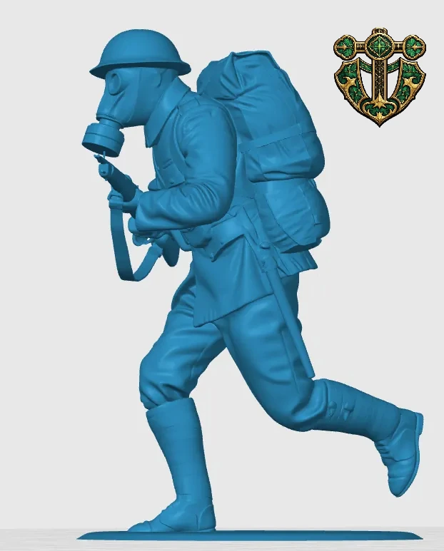 View 3 of WW1 British Infantry Soldier 4