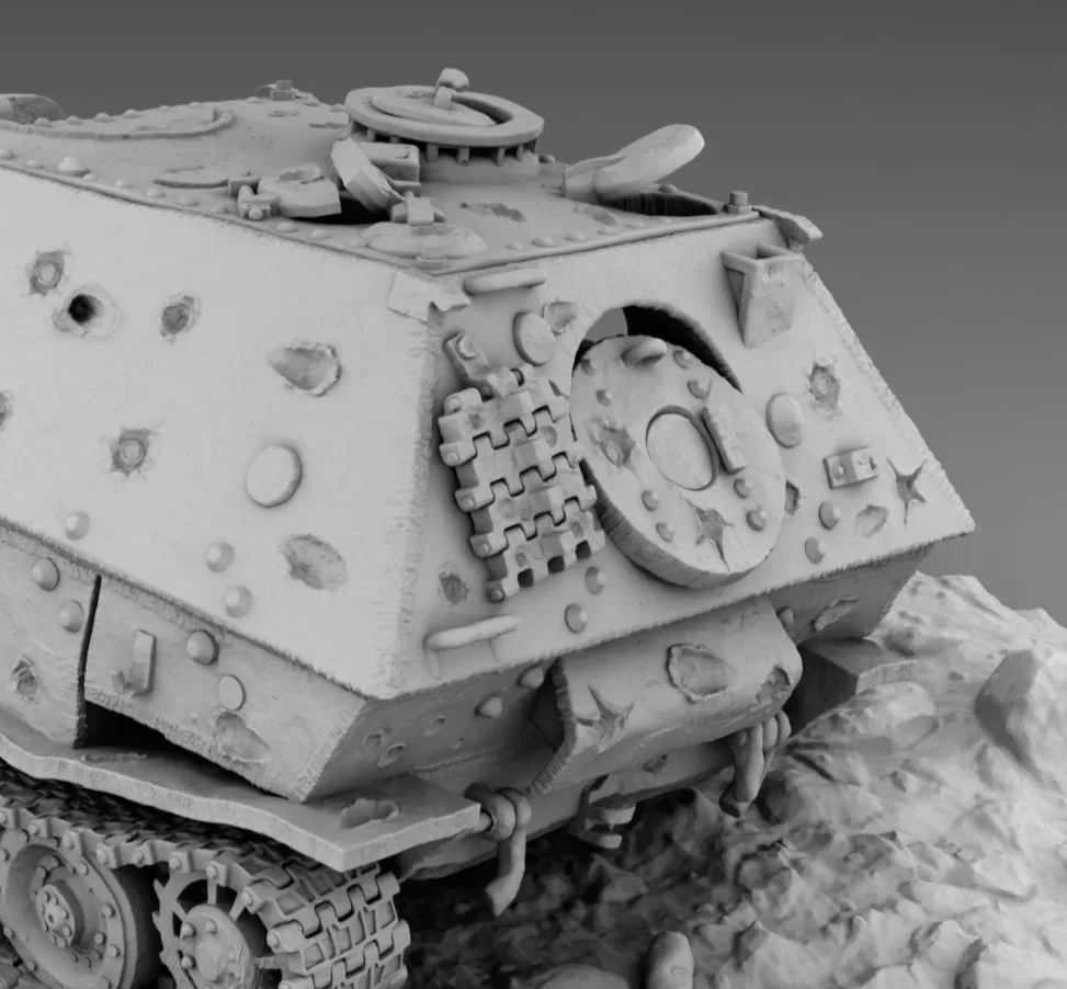 View 8 of Diorama (Ferdinand Destroyed)