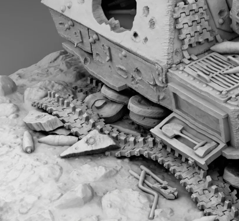View 9 of Diorama (Ferdinand Destroyed)