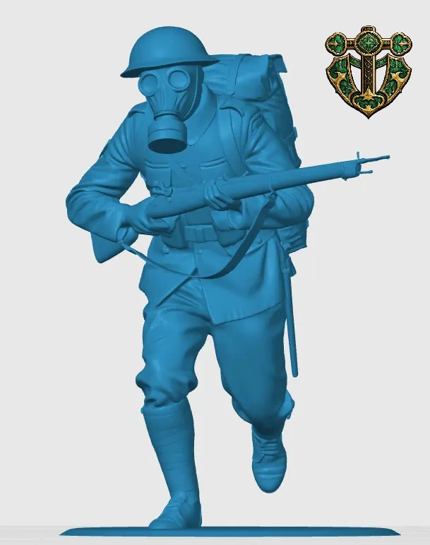 View 4 of WW1 British Infantry Soldier 4