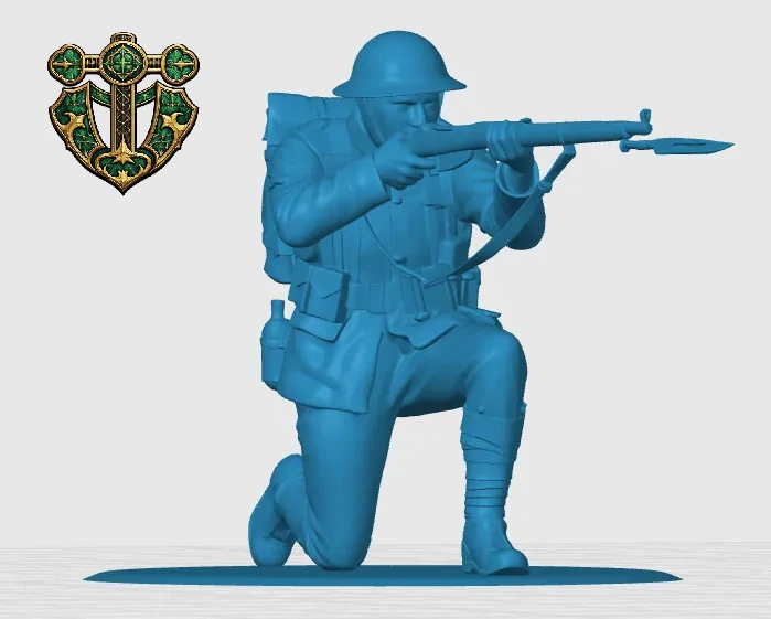 Vista 3 de WW1 British Infantry Soldier 2