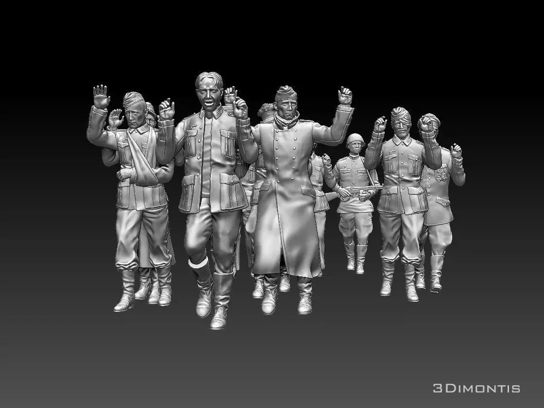 View 5 of Captured German Soliers 1.72