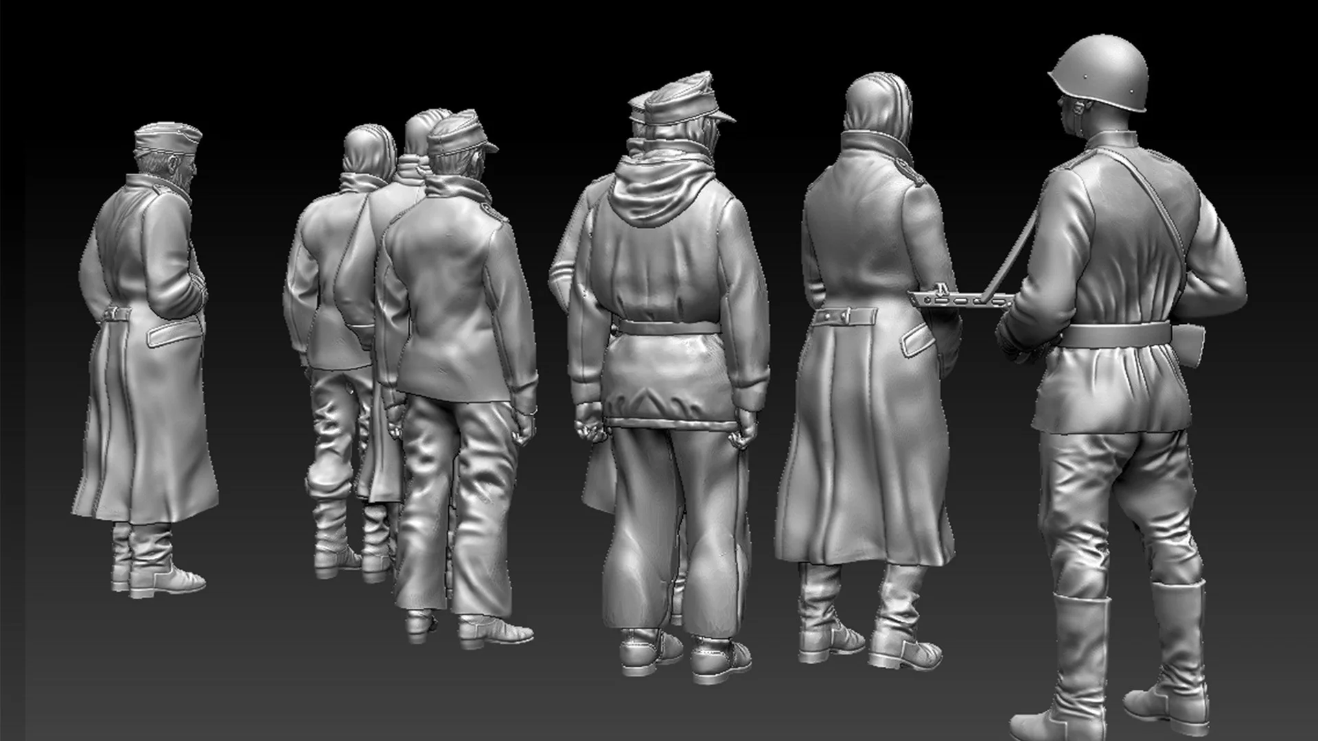 View 6 of Captured German Soliers 1.72