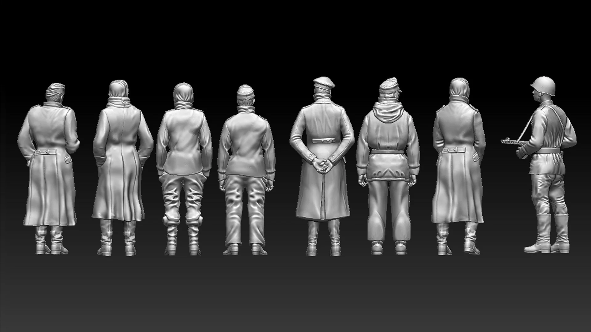 View 8 of Captured German Soliers 1.72