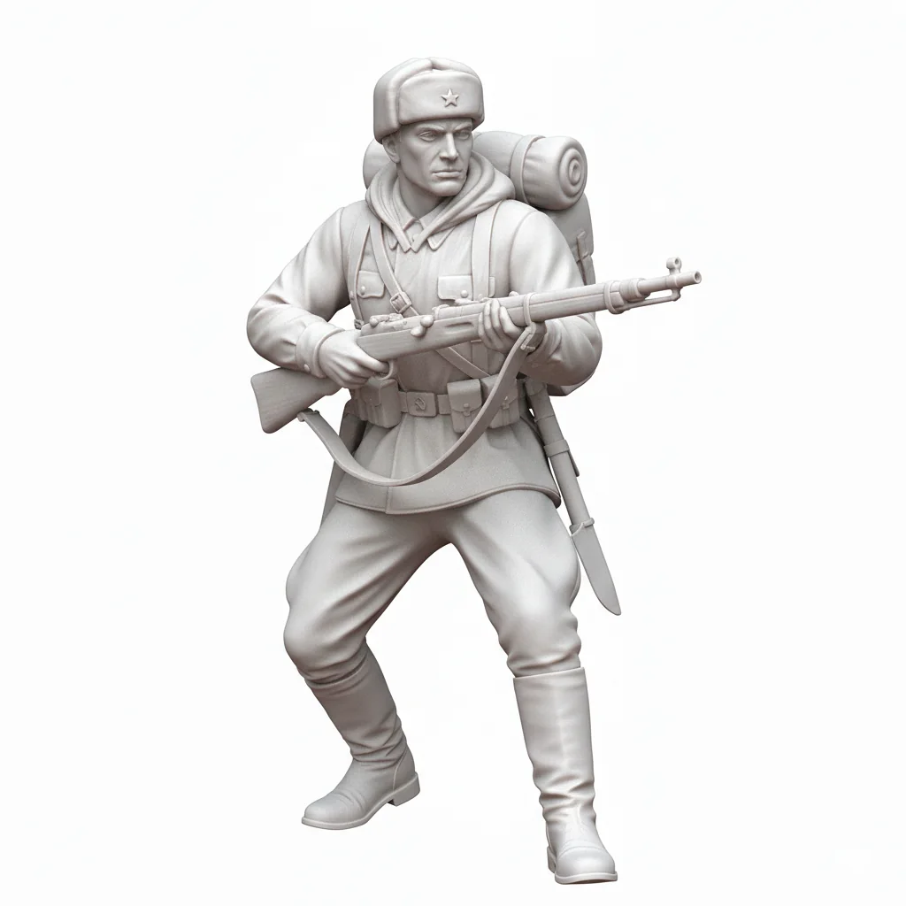View 2 of Russian Soldier WW2