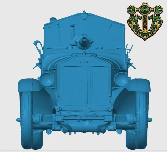 Vista 4 de WW1 Rolls-Royce Armored Car