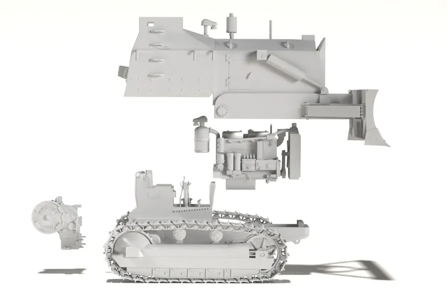 View 2 of Caterpillar D7 Bulldozer 1