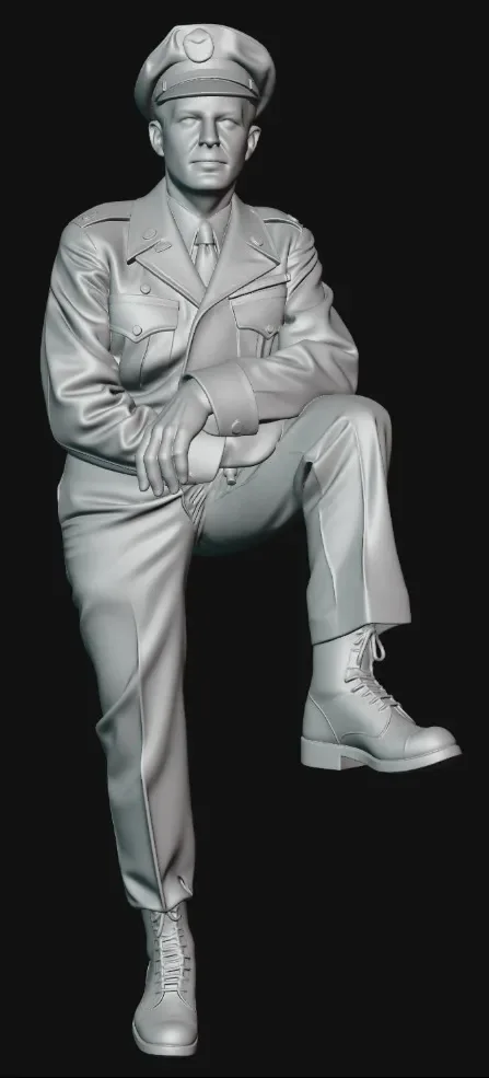 View 3 of WW2 USAF PILOT