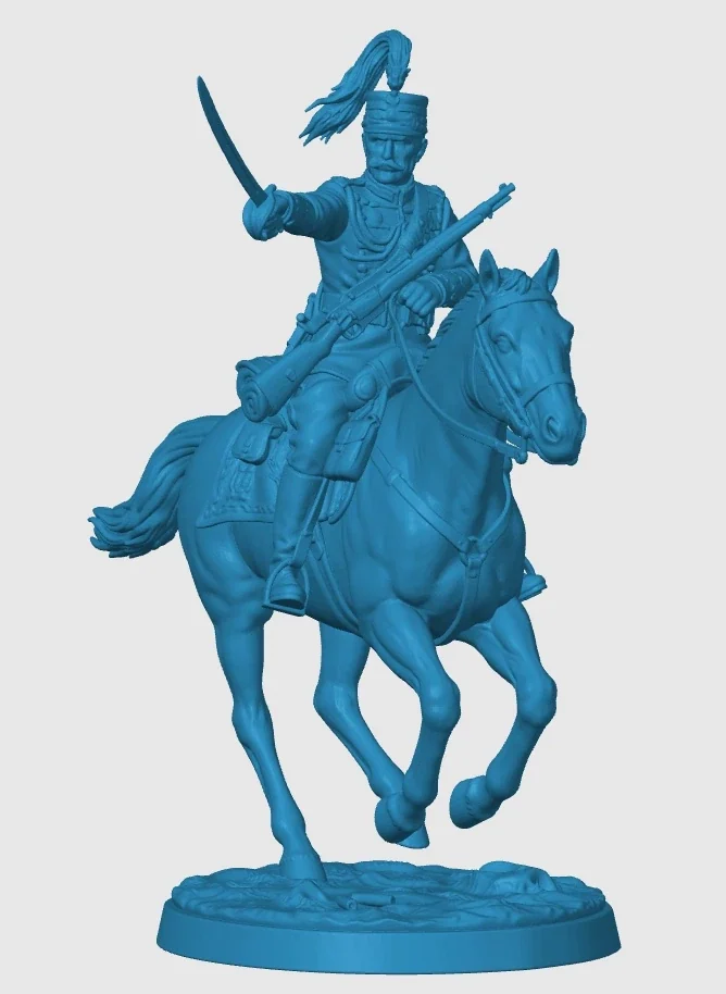 View 3 of WWI Italian Cavalry Officer