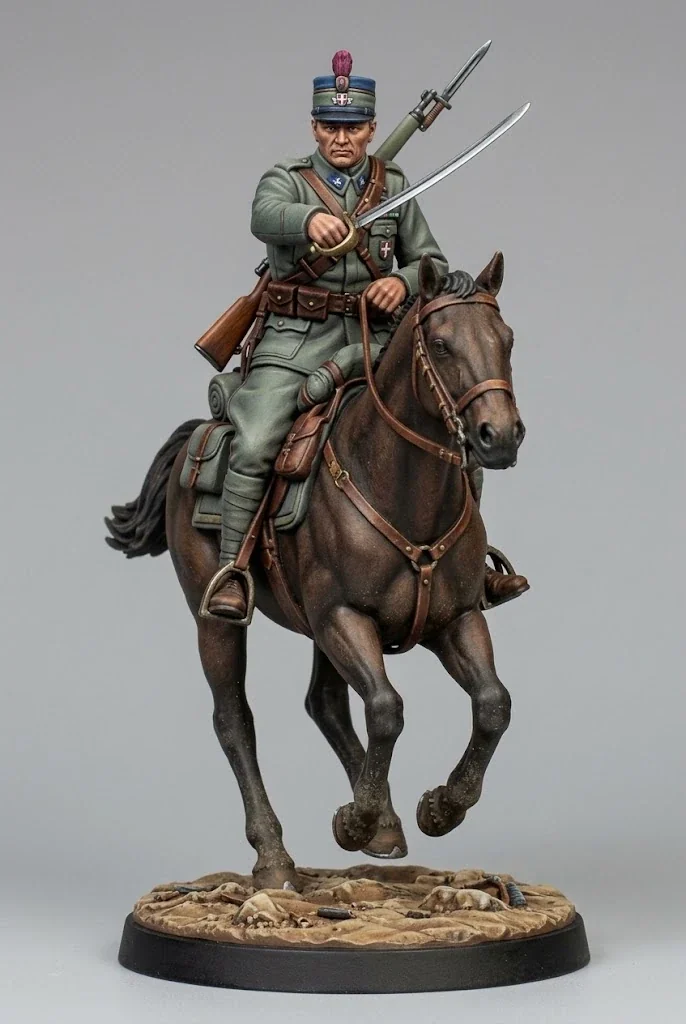 View 2 of WWI Italian Cabalryman
