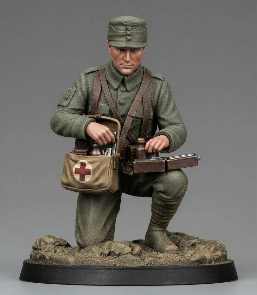 View 2 of WWI Italian Medical Soldier