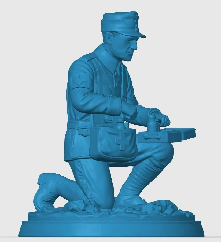 View 3 of WWI Italian Medical Soldier