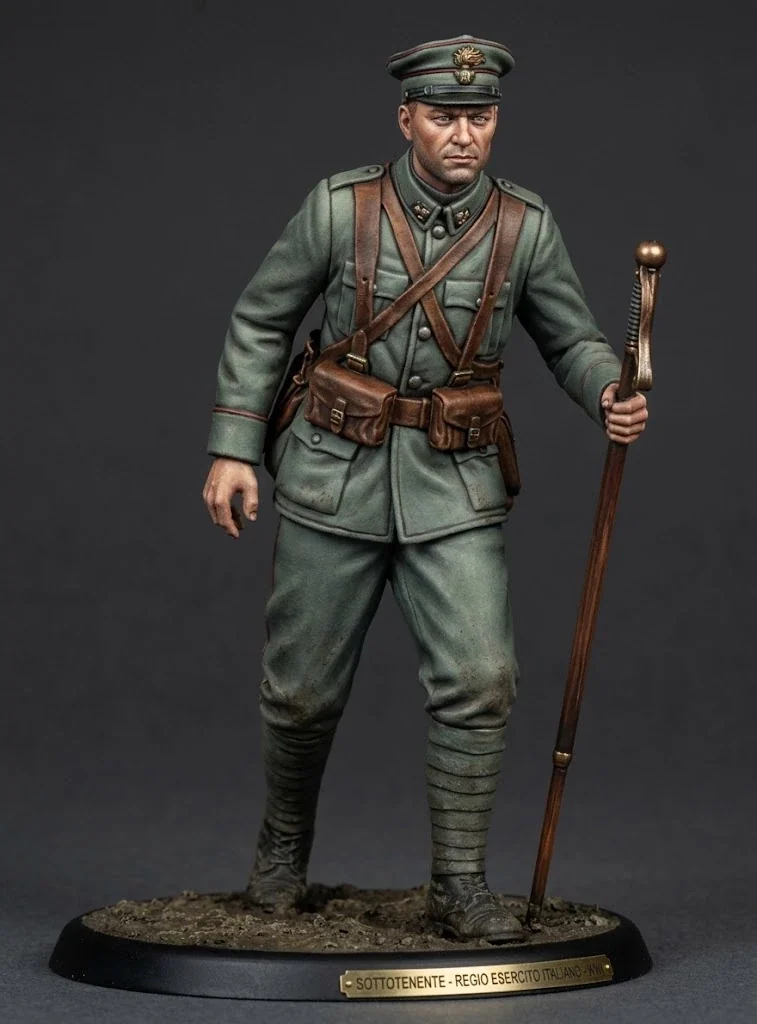 View 2 of WWI Italian Carabiniere Soldier