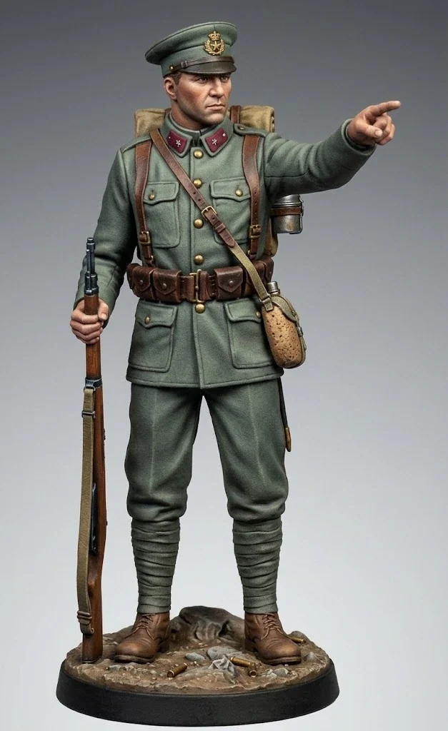 View 2 of WWI Italian Soldier 6