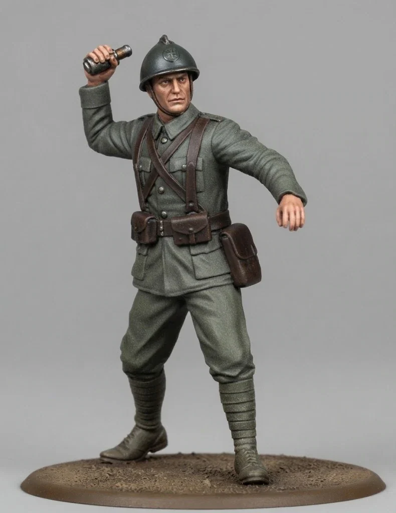 View 2 of WWI Italian Soldier 9