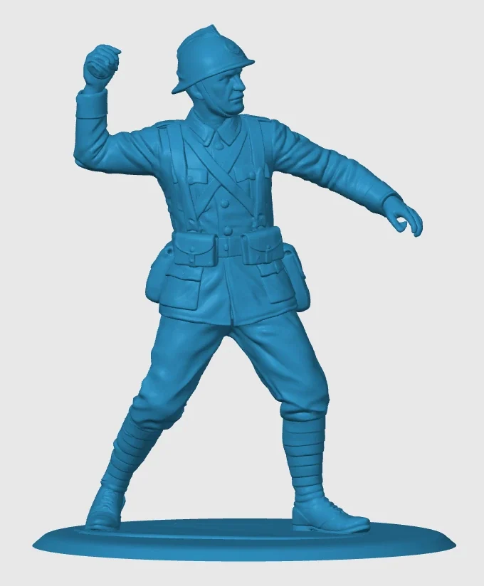 View 3 of WWI Italian Soldier 9