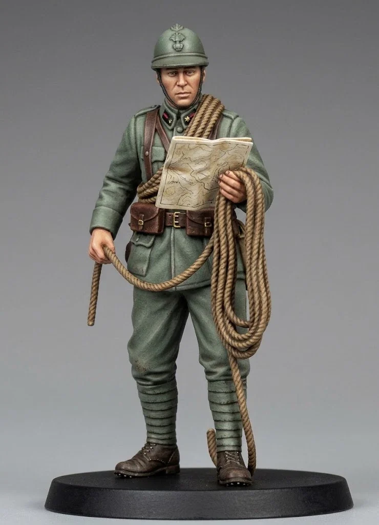 Vista 2 de WWI Italian Climber Soldier