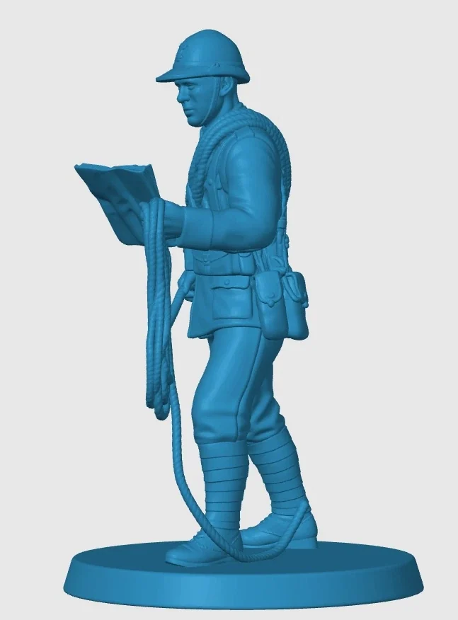 Vista 4 de WWI Italian Climber Soldier