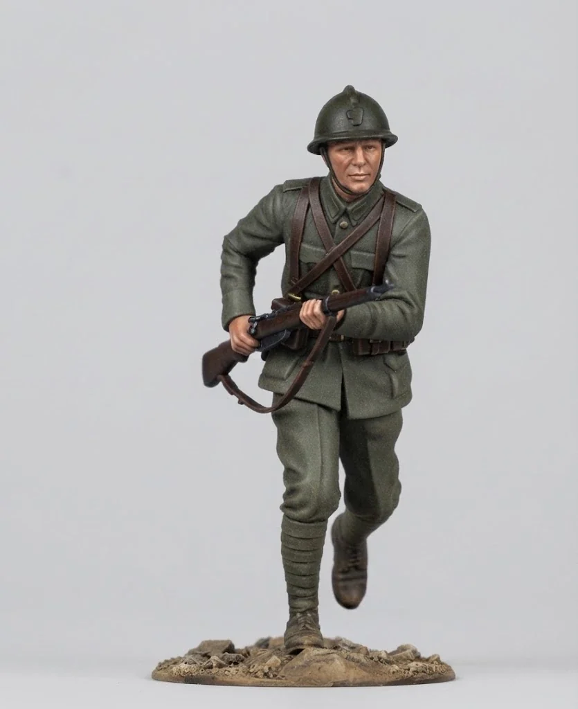 Vista 2 de WWI Italian Infantry running