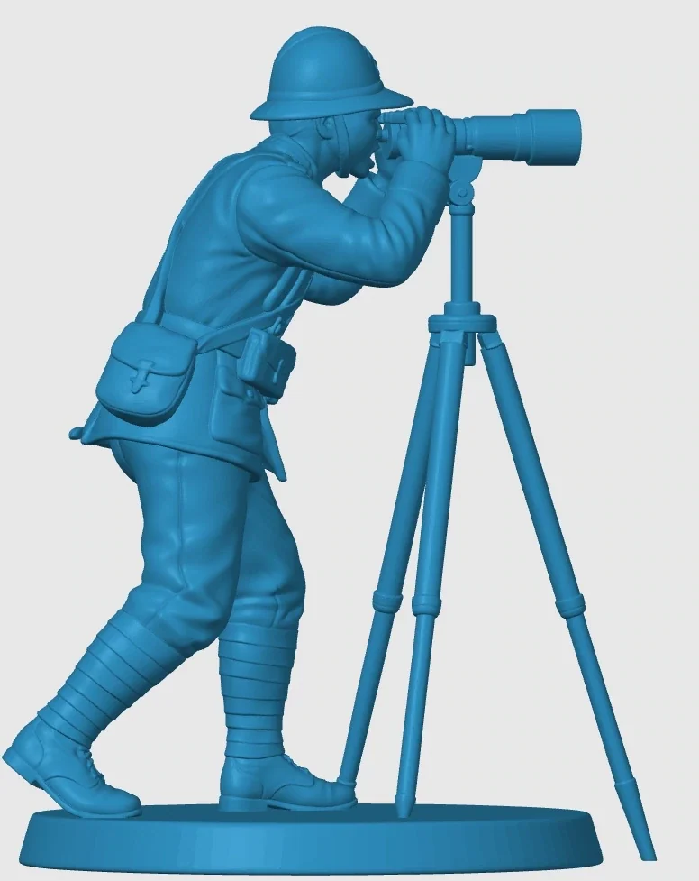 Vista 3 de WWI Italian Infantry with Periscope