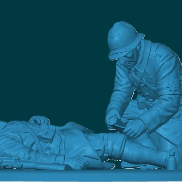 Vista 3 de WW1 French Medic