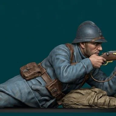View 2 of WW1 French Infantryman 7