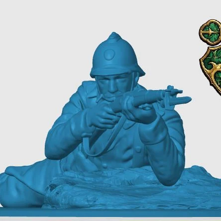 View 4 of WW1 French Infantryman 7