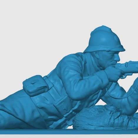 View 5 of WW1 French Infantryman 7