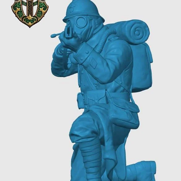 Vista 4 de WWI French Infantryman 3