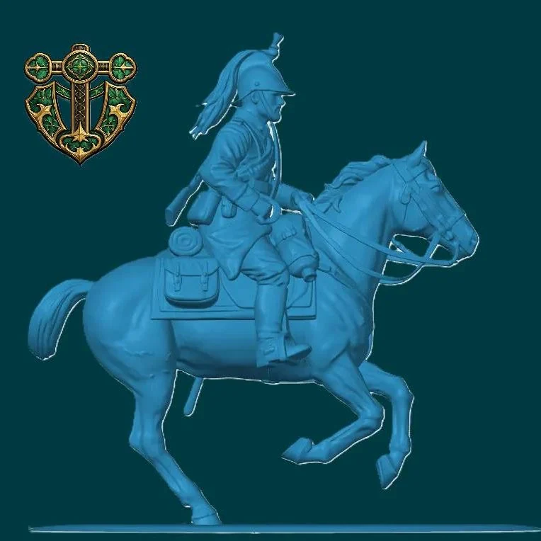 View 3 of WW1 French Mounted Cavalryman