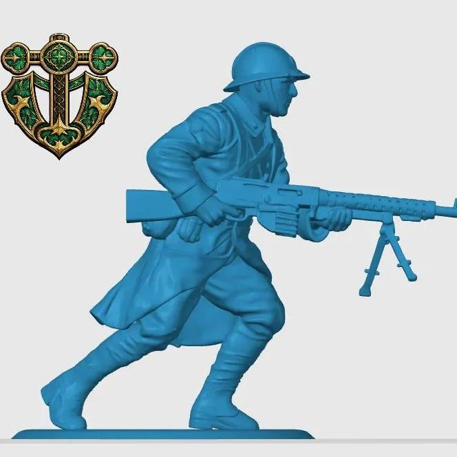 View 6 of French Charging Machine Gunner