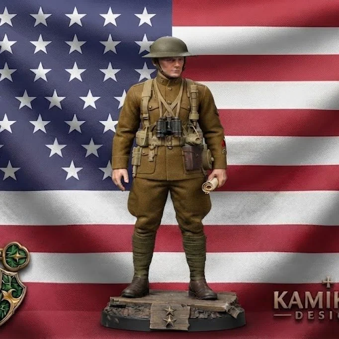 WWI American Signal Corp Soldier