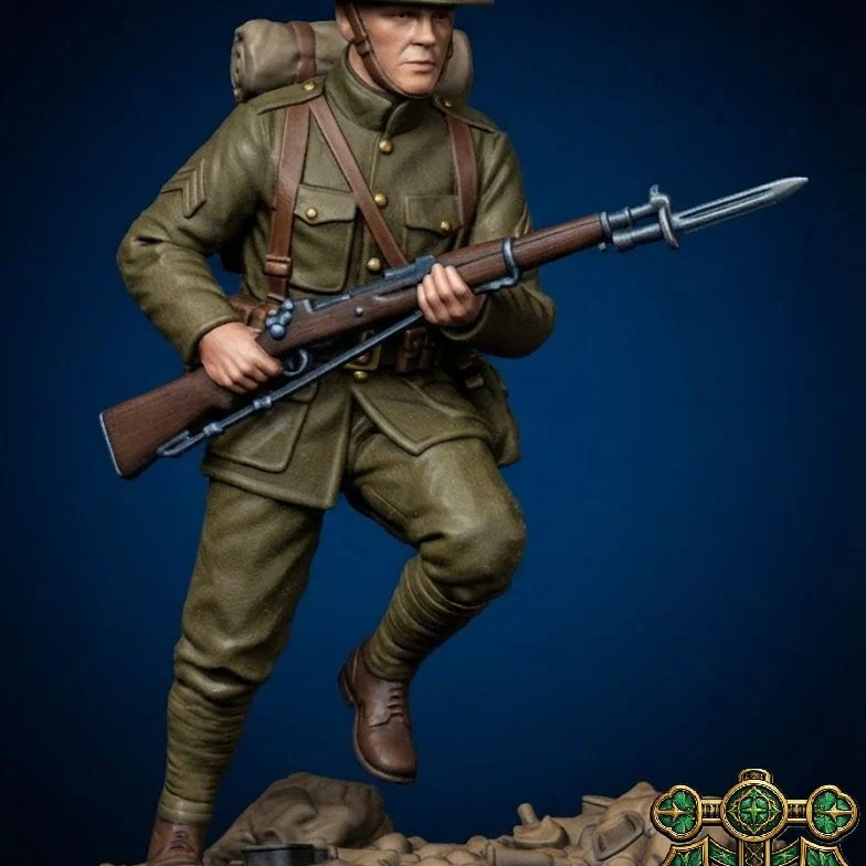 View 2 of WW1 American Infantry Soldier 10