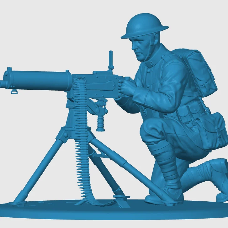 View 4 of WW1 American Infantry Soldier 7