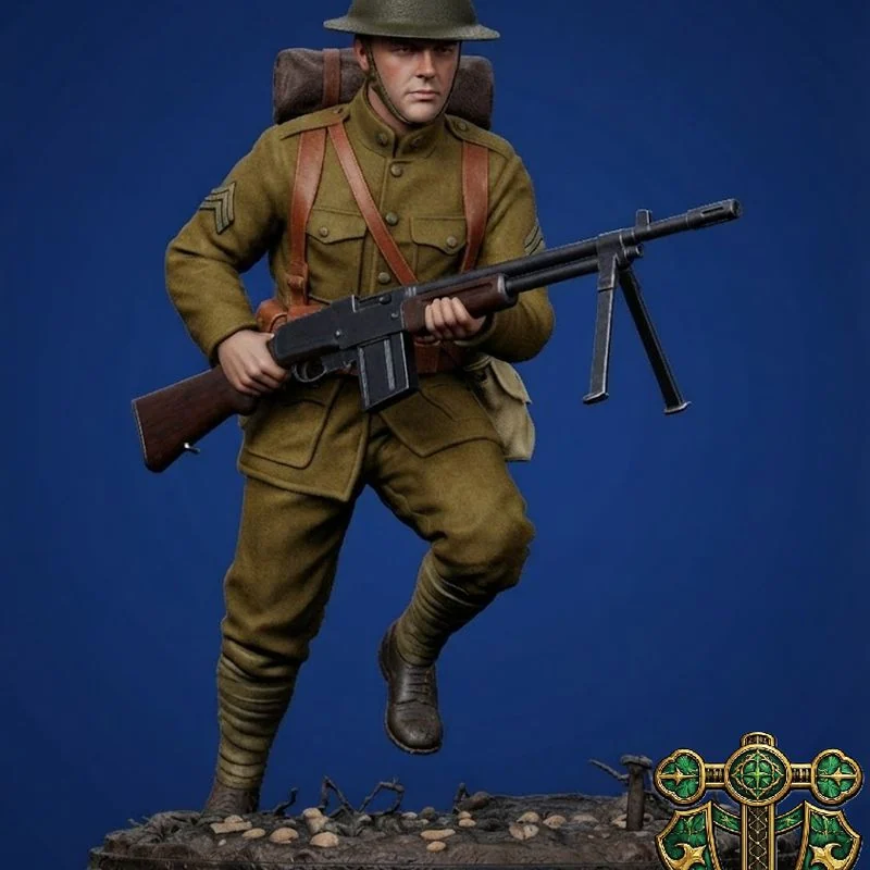 View 2 of WW1 American Infantry Soldier 1