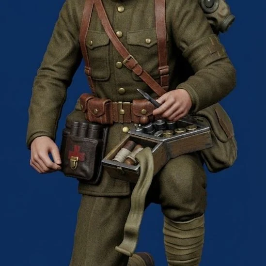 View 2 of WW1 American Infantry Soldier 2