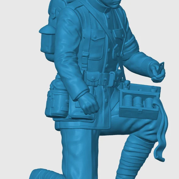 View 3 of WW1 American Infantry Soldier 2