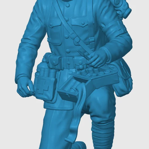 View 4 of WW1 American Infantry Soldier 2