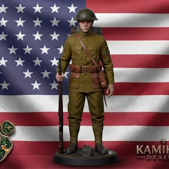 WW1 American Infantry Soldier 3