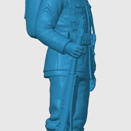 View 3 of WW1 American Infantry Soldier 4
