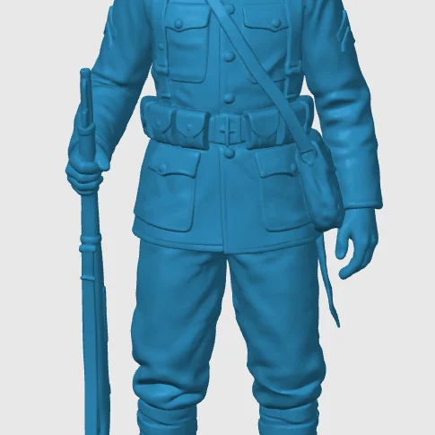 View 4 of WW1 American Infantry Soldier 4