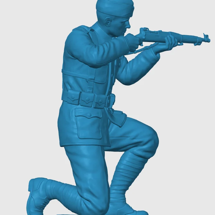 View 3 of WW1 American Infantry Soldier 6
